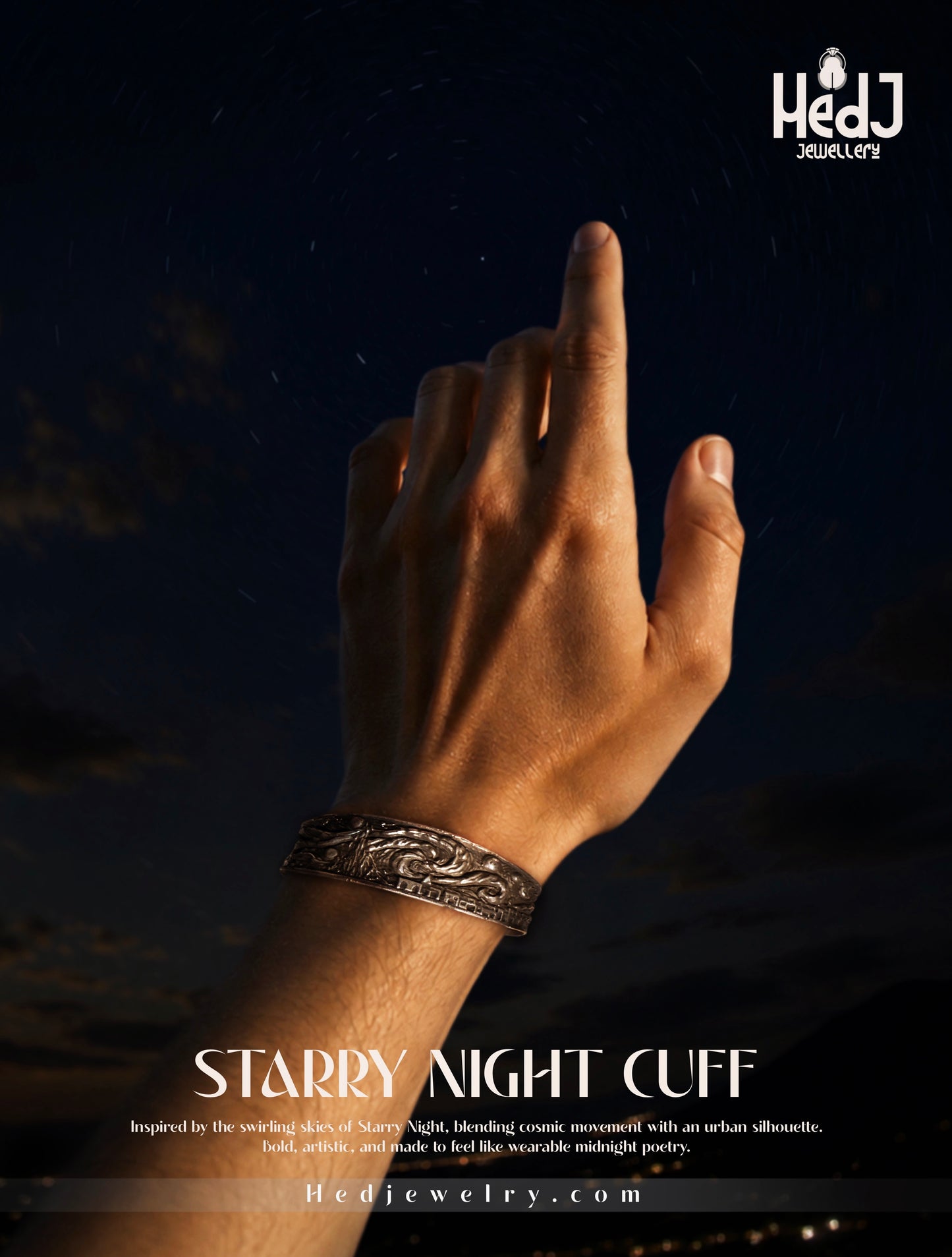 Starry Night cuff