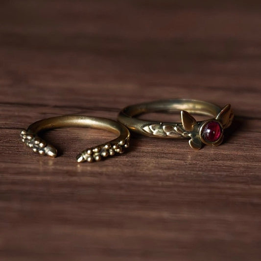 Double Leaf Ring image 0