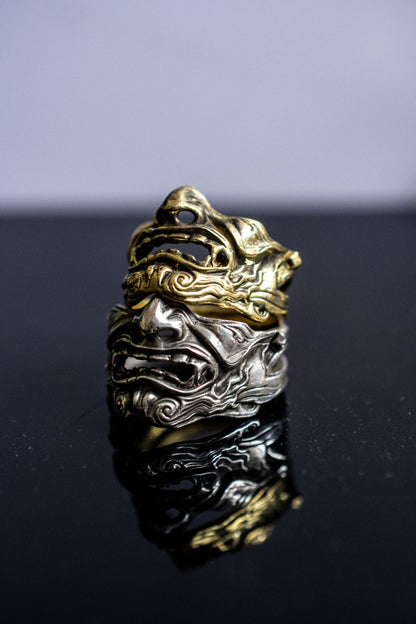 Oni Mask Ring image 1