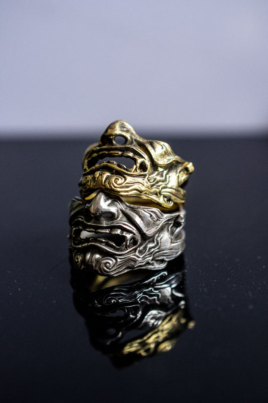 Oni Mask Ring image 1