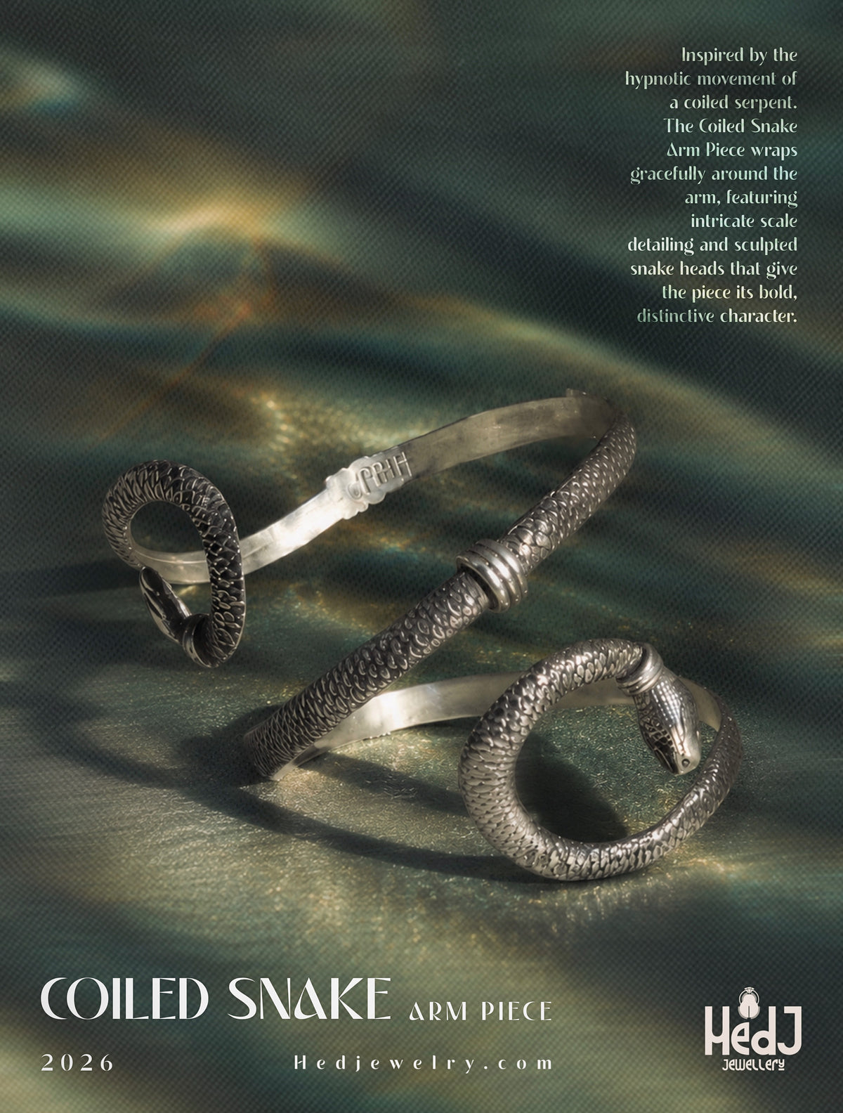 Coiled snake