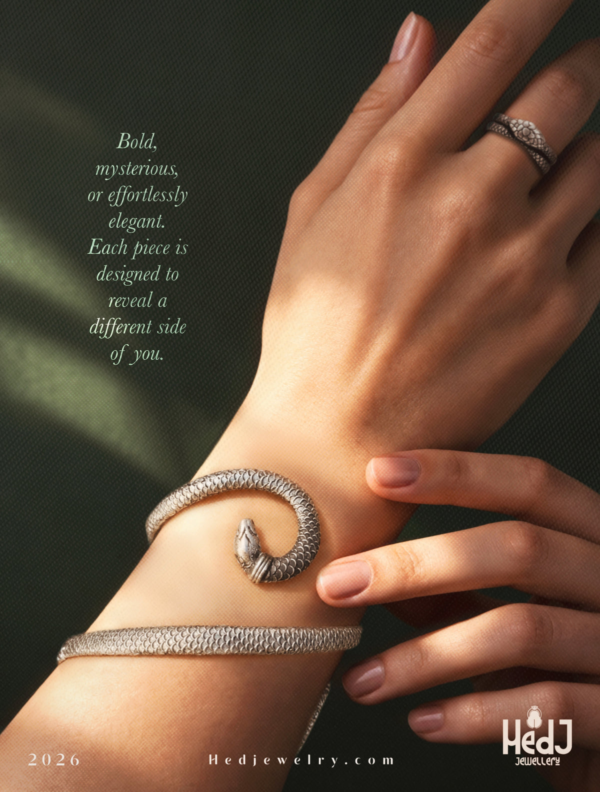 Coiled snake