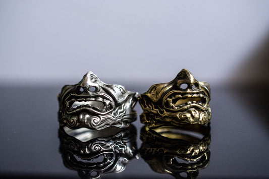 Oni Mask Ring image 0