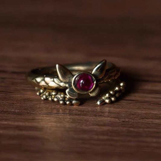 Double Leaf Ring image 1